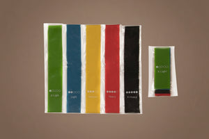 Resistance bands for yoga, stretching and pull-up training - side view