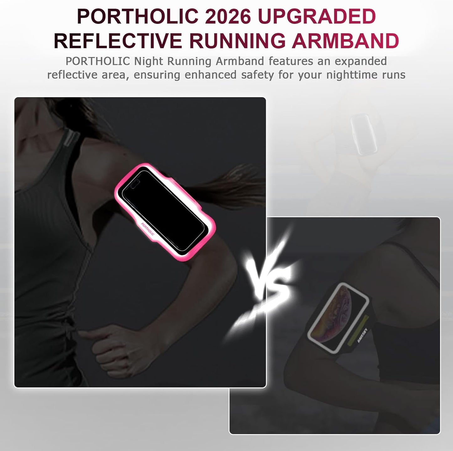 Running Armband Water Resistant Sports Phone Holder Case with Extension Strap,Card Slot up to 6.9" Phone for Iphone 17/16/15/14/13 plus Air Pro Max XR/XS