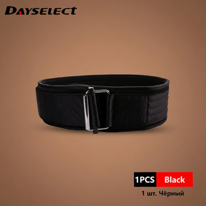 Self-Locking Buckle Weightlifting Belt Fitness Adjustable Nylon Gym Workout Belts Deadlifting Squatting Lifting Back Support