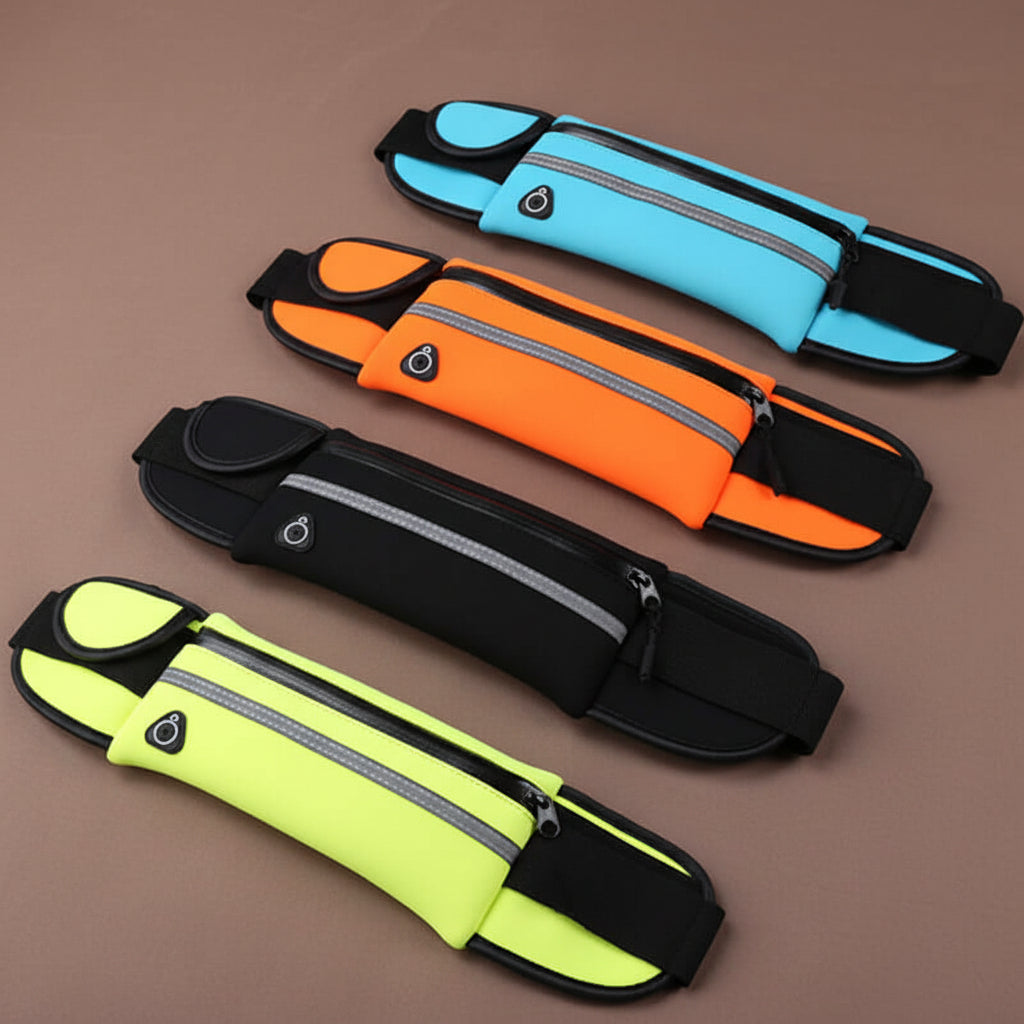 Velocity water-resistant sports running belt and fanny pack - product overview