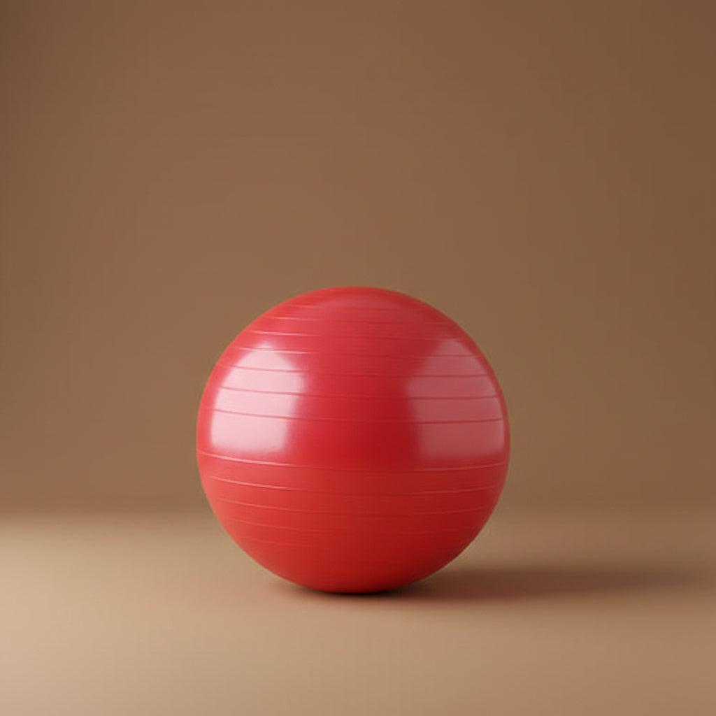 Exercise yoga ball for home workouts - texture and grip detail
